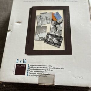 Walnut Finish 8x10 Display Shadowbox Frame